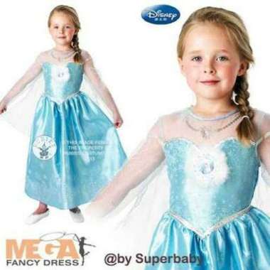 DRESS FROZEN BABY ELSA / BAJU KOSTUM ULANG TAHUN DROPSHIP 215 - Size 140