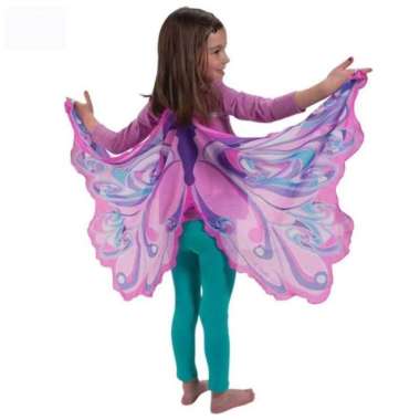 BUTTERFLY WING CAPE KOSTUM SAYAP KUPU KUPU ANAK KOSTUM KUPU2 ANAK - Pink-Purple