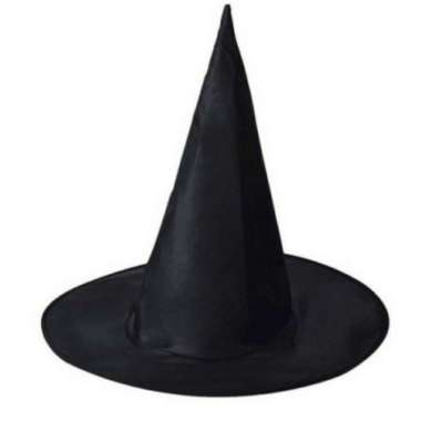 WITCH HAT HALLOWEEN PROPS HALLOWEEN COSTUME KOSTUM ANAK TOPI PENYIHIR - Hat