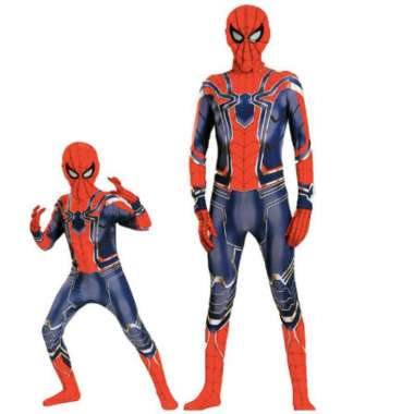 KOSTUM ANAK SPIDERMAN HADIAH ANAK LAKI LAKI ULANG TAHUN - 4XL