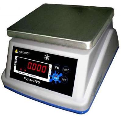 Timbangan meja anti air Excellent / Timbangan Water Proof Excellent Super H20 15 kg