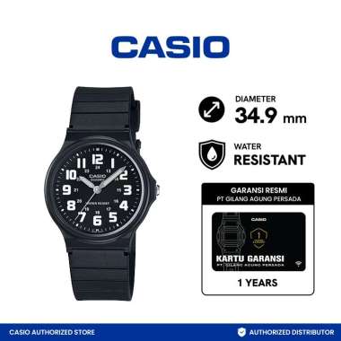 Casio Analog MQ-71-1BDR Jam Tangan Unisex - Hitam Black