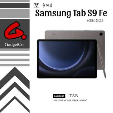 Samsung Galaxy Tab S9 Fe WIFI 6/128GB Garansi Resmi Gray