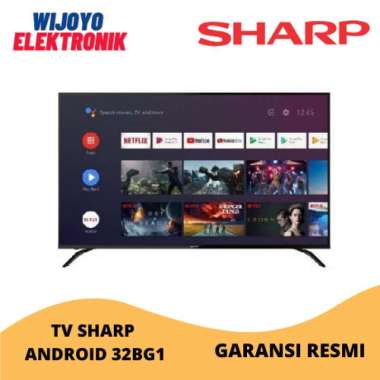 Tv Sharp Android 32'' 2T-C32Bg1 Resmi &amp; Termurah Diskon 32BG1I
