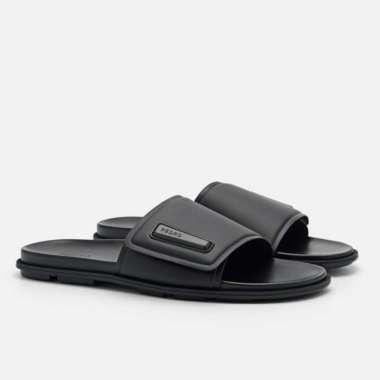 PM013 SANDAL SLIDE PRIA PEDRO ORIGINAL SENDAL CASUAL BRANDED ASLI ORI HITAM BLACK
