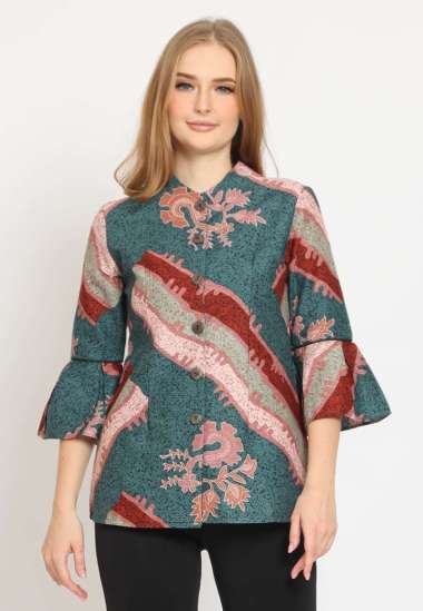 Arjuna Weda Blouse Batik Modern 20 18B301112 - Multicolor L