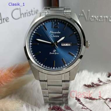 Original 100%!! Alexandre Christie Pria AC 1012 AC1012 Garansi Resmi - Silver Blue Garansi Resmi 1 t