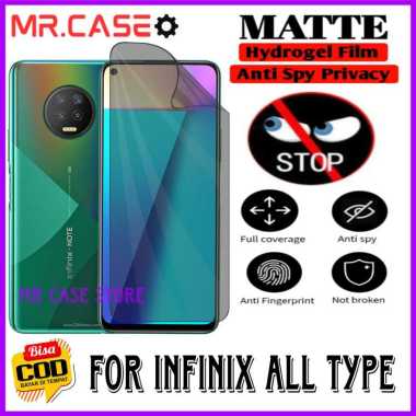 ANTIGORES HYDROGEL ANTI SPY PRIVACY MATTE INFINIX ALL TYPE HP Mr Case store INFINIX ALL TYPE