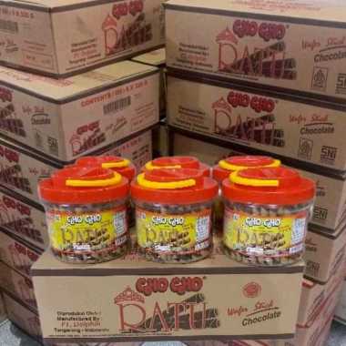 Chocho Ratu Wafer Stick 6 Toples Dolpin Coklat Stik Strawberry