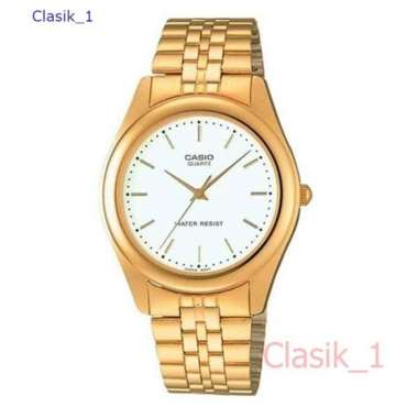 Original 100%!! CASIO MTP-1129N-7ARDF - Jam Tangan Pria - Gold