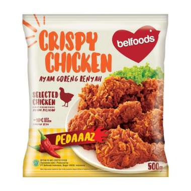 Promo Harga Belfoods Crispy Chicken Pedaaaz 500 gr - Blibli