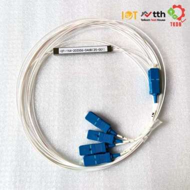Spliter IOT Splitter 1x4 PLC Mini Passive Modular 1:4 UPC APC UPC Biru