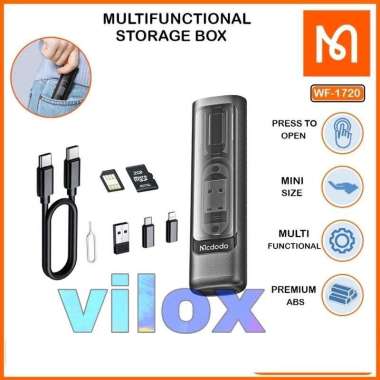 mcdodo multifunction konektor kit usb micro usb lightning kabel c to c