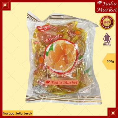 Naraya Jelly Buah Permen Lunak Jeruk 500g