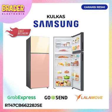 Kulkas 2 Pintu Samsung Bespoke RT47CB66228JSE Ungkep Compartment RT47
