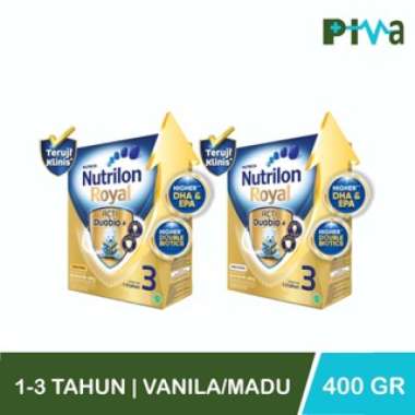 NUTRILON ROYAL 3 VANILA MADU SUSU PERTUMBUHAN BUBUK 400gr = VANILA