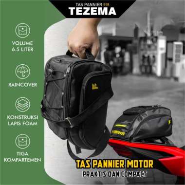 Box Tas Pannier Motor Gadget Sepatu Compact Raincoat Tezema Funcover