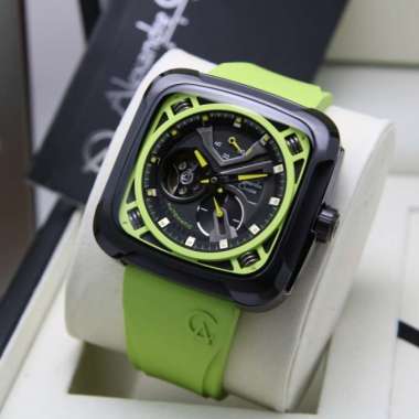 ALEXANDRE CHRISTIE AC 6577 BLACK GREEN AUTOMATIC PRIA. ORIGINAL