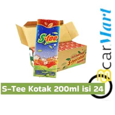 S-TEE KOTAK 200ml 1 dus teh kotak s tee dari sosro