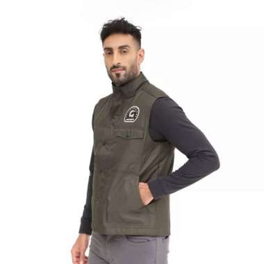 EIGER ROMPI PRIA VITEZA QUILTED VEST - OLIVE M