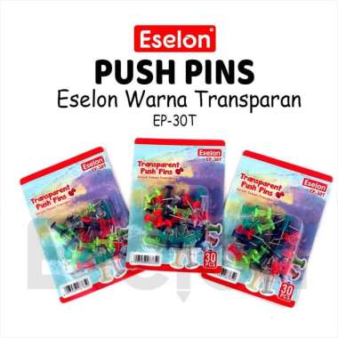 Push Pin Eselon Warna Transparant - EP-30T