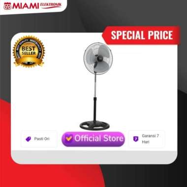 Stand Power Fan Maspion PW452 / Kipas Angin Maspion PW 452