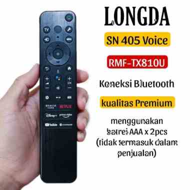 LONGDA 405 Remote Pengganti untuk Sony BRAVIA RMF-TX810U