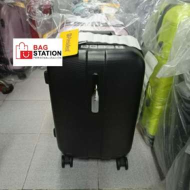 KOPER CABIN PRESIDENT 20 IN 5259 FRAME ABS TSA ORIGINAL 4 RODA PUTAR - Merah Hitam