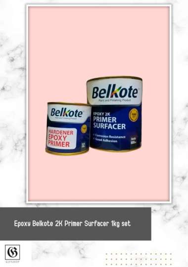 Epoxy Belkote 2K Primer Surfacer 1kg set