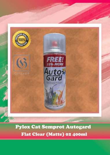 Pylox Cat Semprot Autogard Flat Clear (Matte) 02 400ml