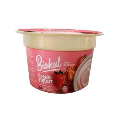 BIOKUL YOGHURT GREEK TOPPINGS STRAWBERRY 100GR