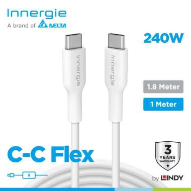 Innergie ACC-S100DM-TA ACC-S180EM-TA Kabel Charger Type C USB 3.1 PD 240 Watt For Macbook Pro iPad S