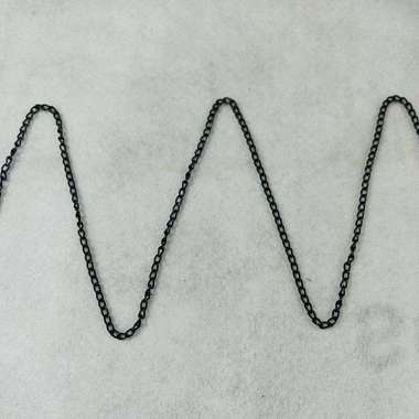 Rantai Kalung Hitam METERAN