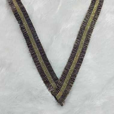 Renda India Lebar 3cm, 50CM Ungu