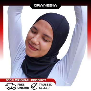 Astec Active Hijab ASH000|Jilbab Olahraga|Baju Muslim Sporty HIjab L/XL