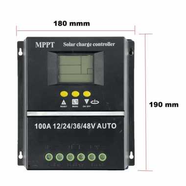Solar Charge Controller MPPT Dual USB Auto