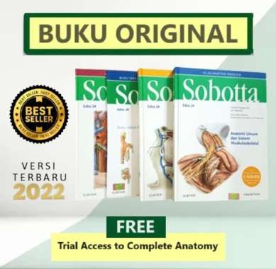 SOBOTTA ATLAS ANATOMI MANUSIA EDISI 24 Multivariasi Multicolor