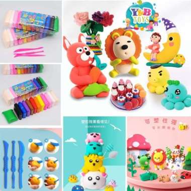 Clay Mainan Edukasi Anak isi 12pcs
