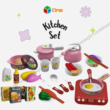 Mainan Anak Masak Masakan Play House Mini Kitchen Masak masakan