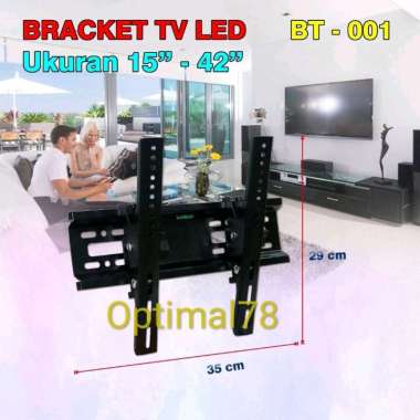 Bracket/Gantungan TV LED BT-001 Ukuran Layar 15" - 42"