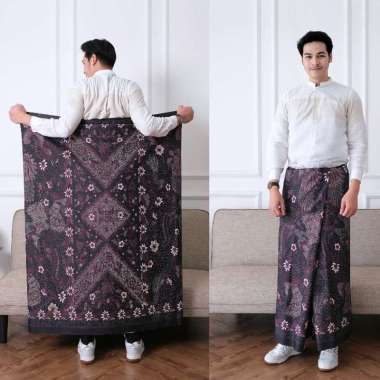 SARUNG BATIK PRIA MODERN SERAGAMAN SARUNG SANTRI GUS KAFFA COKLAT