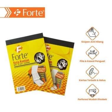 Buku Nota Kontan Forte Besar 2 ply 25 Lembar
