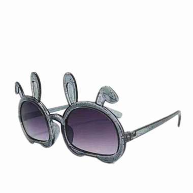 SB Kacamata Hitam Anak Telinga Kelinci Imut Transparan Sunglasses kacamata Rabbit Ears Fashion Hijau