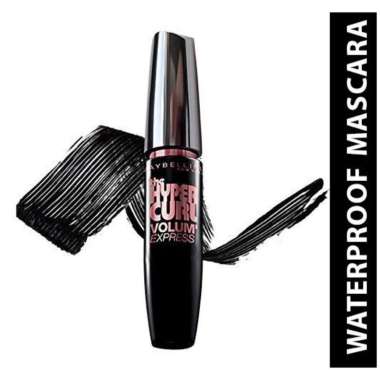 MAYBELLINE HYPERCURL VOLUM EYE - MASCARA WATERPROOF Tutup hitam