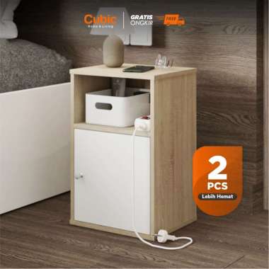 Cubic Nakas Minimalis / Bedside Meja Samping / LUNA NK 30 Isi 1