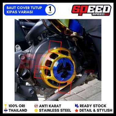 Baut Tutup Kipas Variasi Honda Scoopy Beat Baut Probolt Thailand Stainless Steel King Nut Spiral Sil