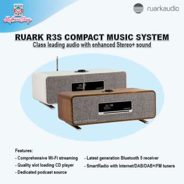 RUARK R3S AUDIO COMPACT MUSIC SYSTEM WITH BLUETOOTH HI-FI