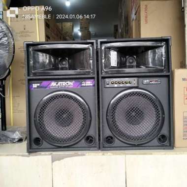 speaker aktif 12 inch akatron bluetooth double