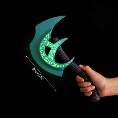 Miniatur Dota 2 Manta Style Accessories Video Game Item Weapon PU Axe