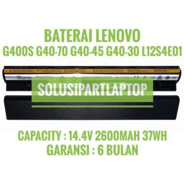 Baterai Lenovo G40 G40-30 G40-45 G40-70 G40-80 G50-45 Z40-70 G400S